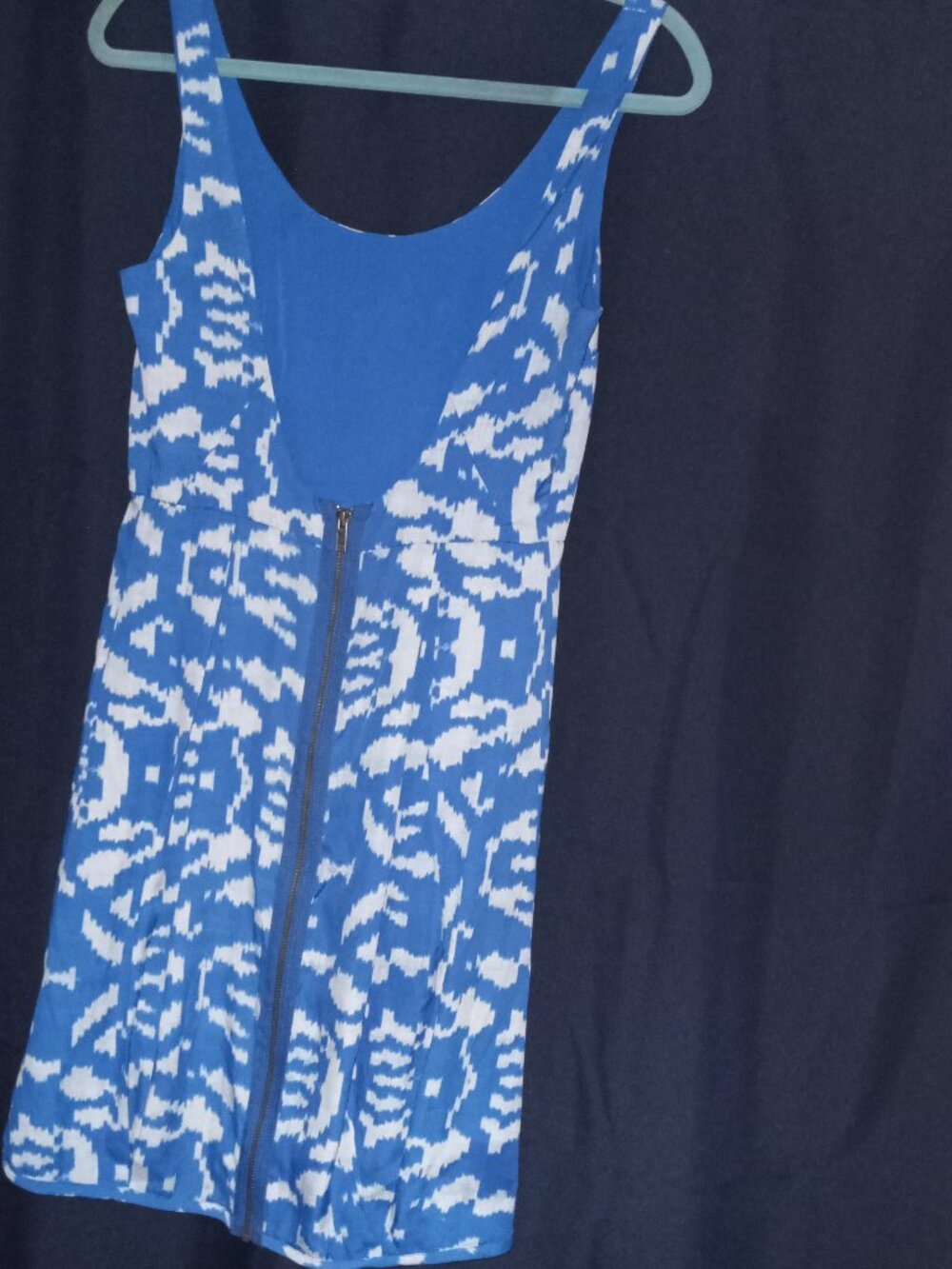 Urban Outfitters- Silence + Noise - blue & white dress - Picture 6 of 8